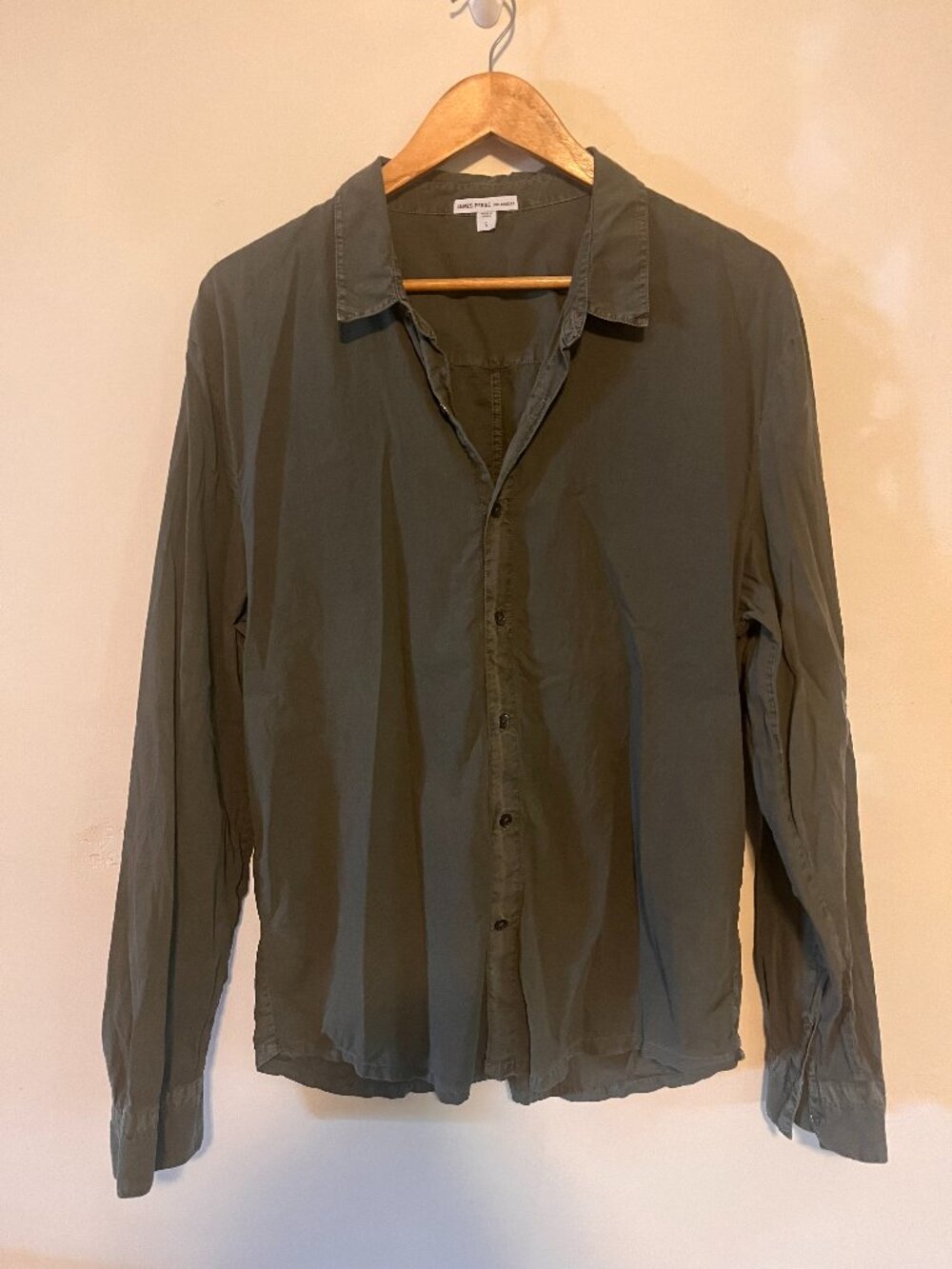 James Perse Standard Shirt - Alligator Pigment